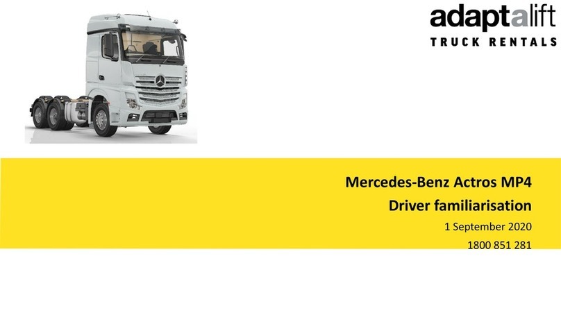 Mercedes-Benz Actros MP4 2020 Driver familiarisation