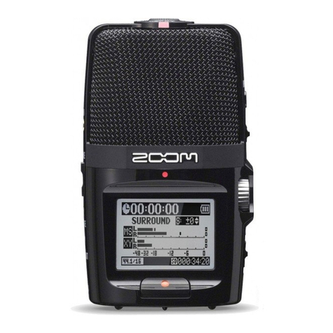 Zoom Handy Recorder H2n user guide