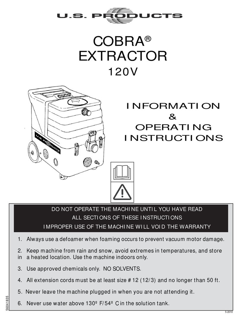 U.S. Products COBRA Information & operating instructions