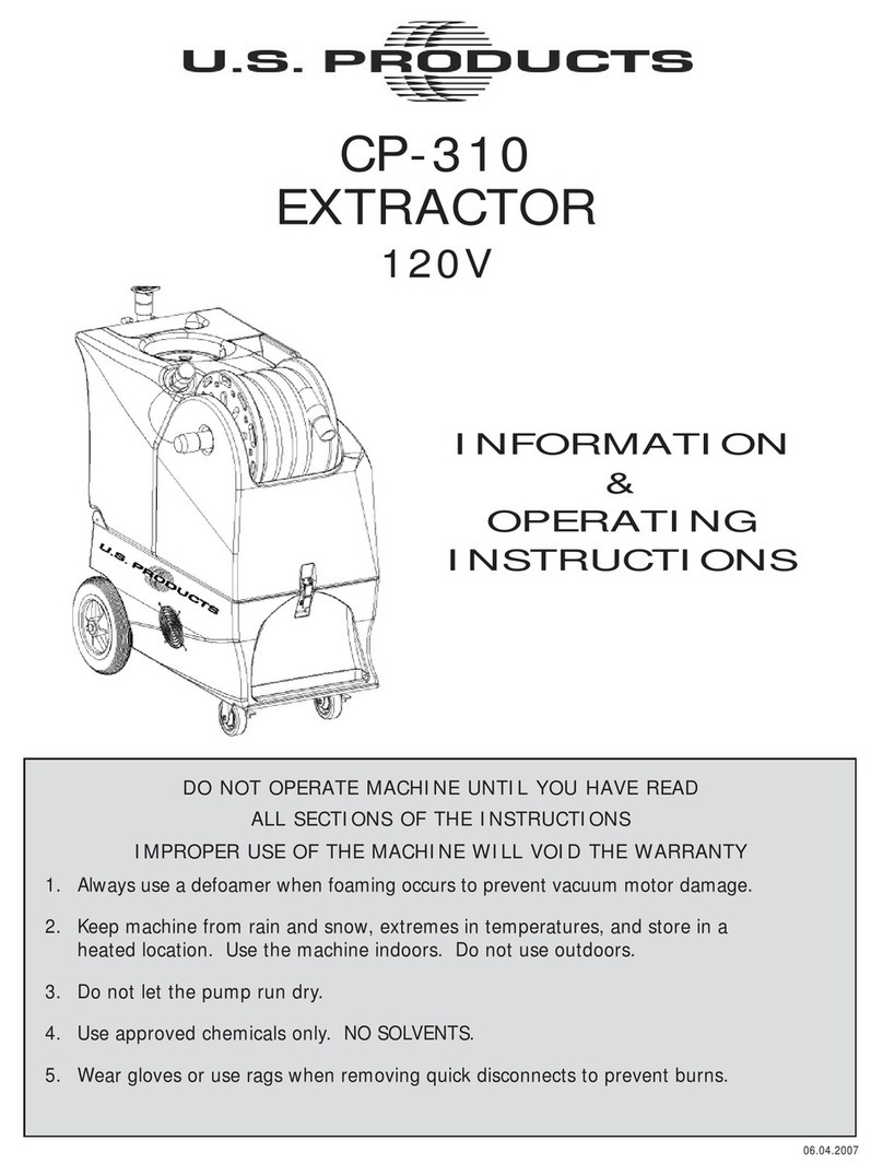U.S. Products COBRA PLUS-310 Information & operating instructions
