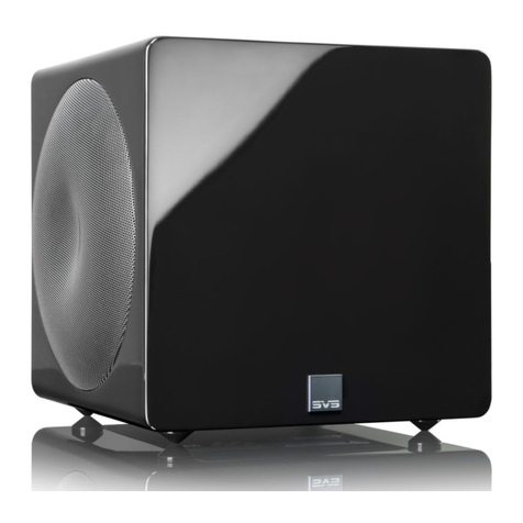 SVS Sound Revolution 3000 Micro quick start guide
