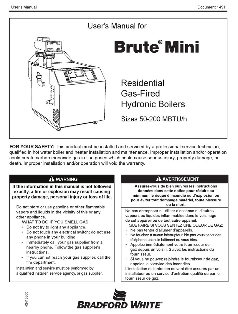 Bradford White Brute Mini user manual Bradford White Brute Mini user manual