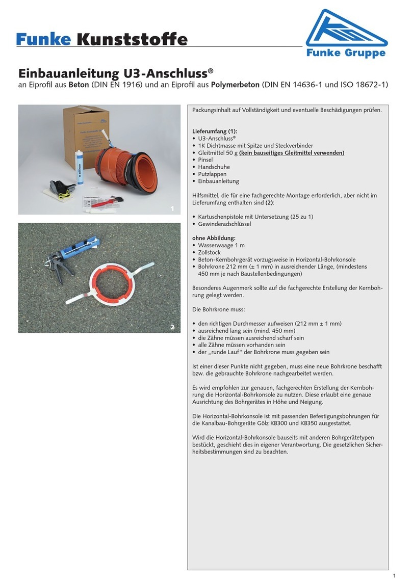 Funke U3 installation instructions