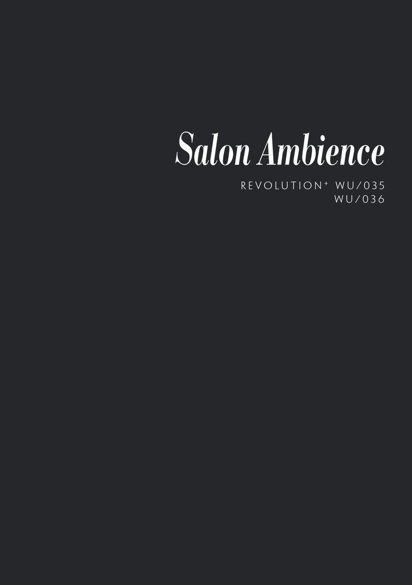 Salon Ambience REVOLUTION+ WU/035 manual Salon Ambience REVOLUTION+ WU/035 manual