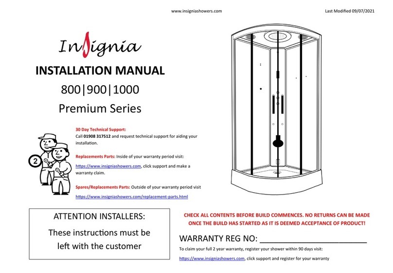 Insignia 800 User manual