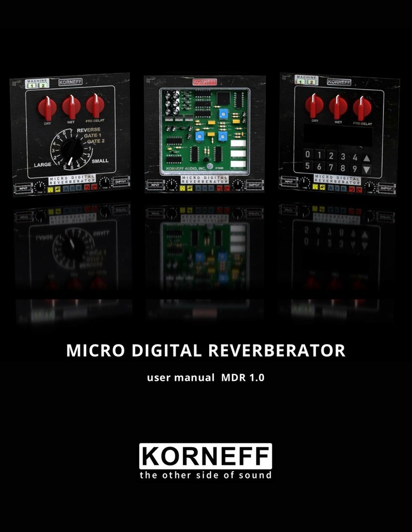 KORNEFF MDR 1.0 user manual