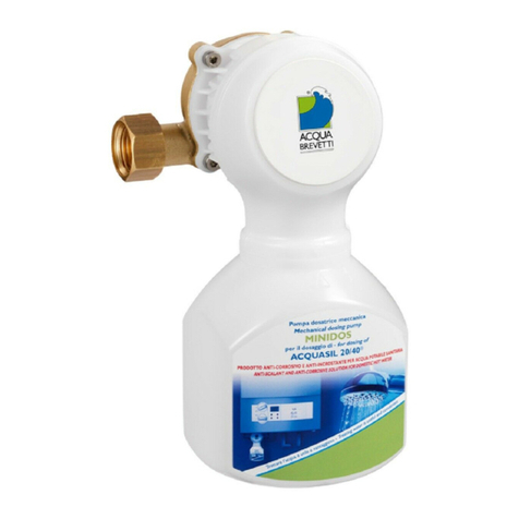 Acqua Brevetti PM008 Installation and operating manual