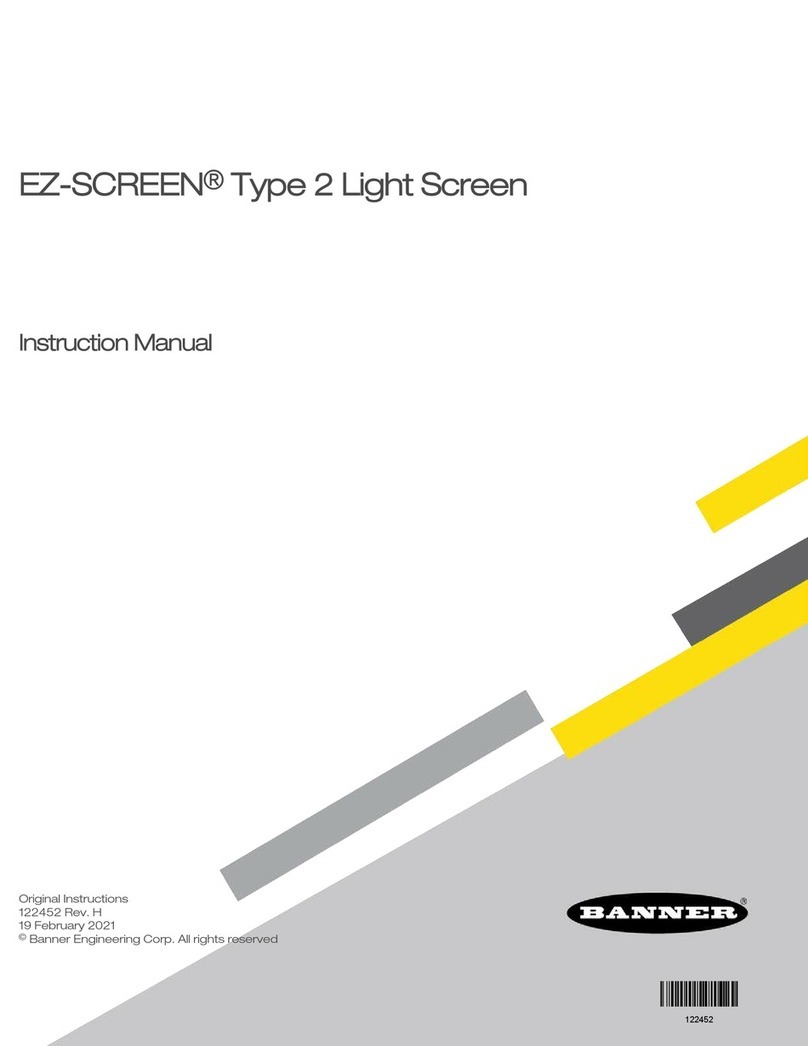 Banner EZ-SCREEN LS2 30-150Q8 Series instruction manual