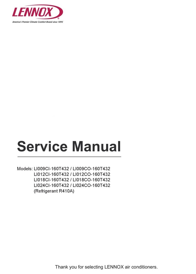 Lennox LI009CI-160T432 User manual