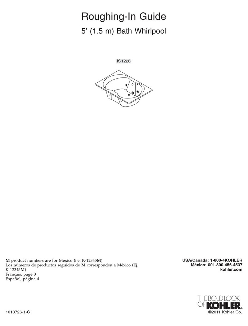 Kohler K-1226 User manual Kohler K-1226 User manual