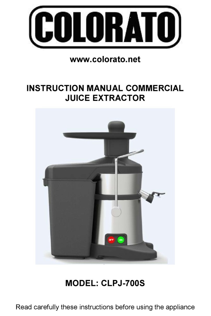 COLORATO CLPJ-700S instruction manual