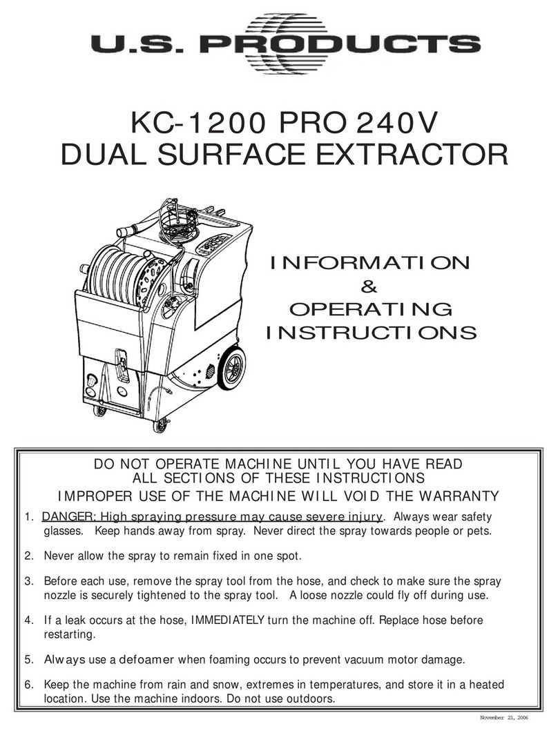 U.S. Products KING COBRA-1200 PRO 240V Operating instructions U.S. Products KING COBRA-1200 PRO 240V Operating instructions