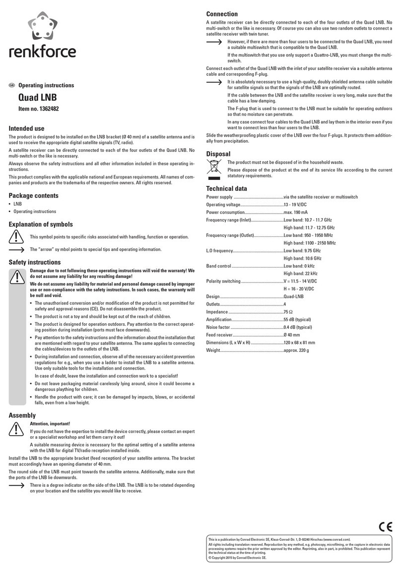 Renkforce 1362482 User manual Renkforce 1362482 User manual