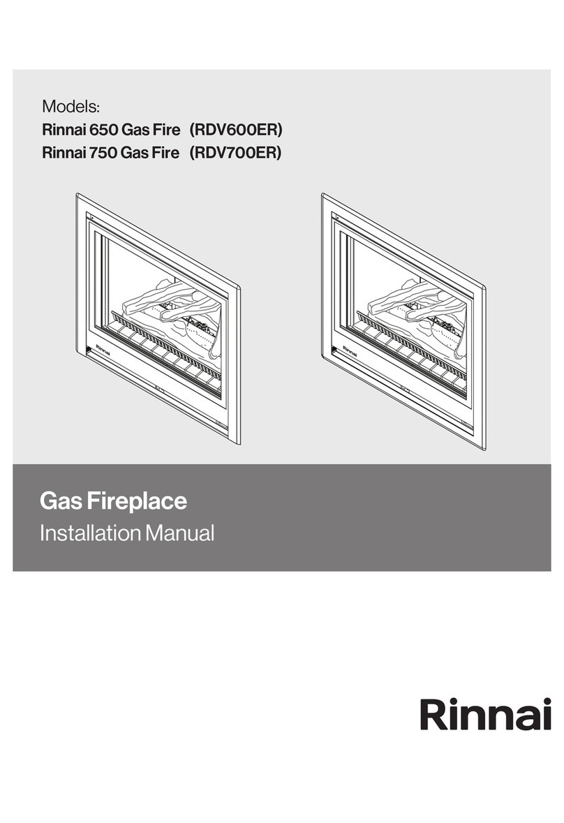 Rinnai RDV600ER User manual