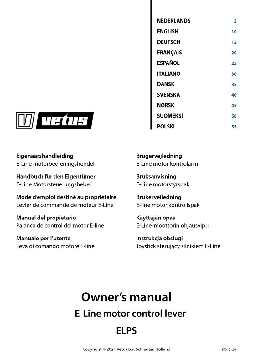 Vetus E-Line ELPS owner's manual