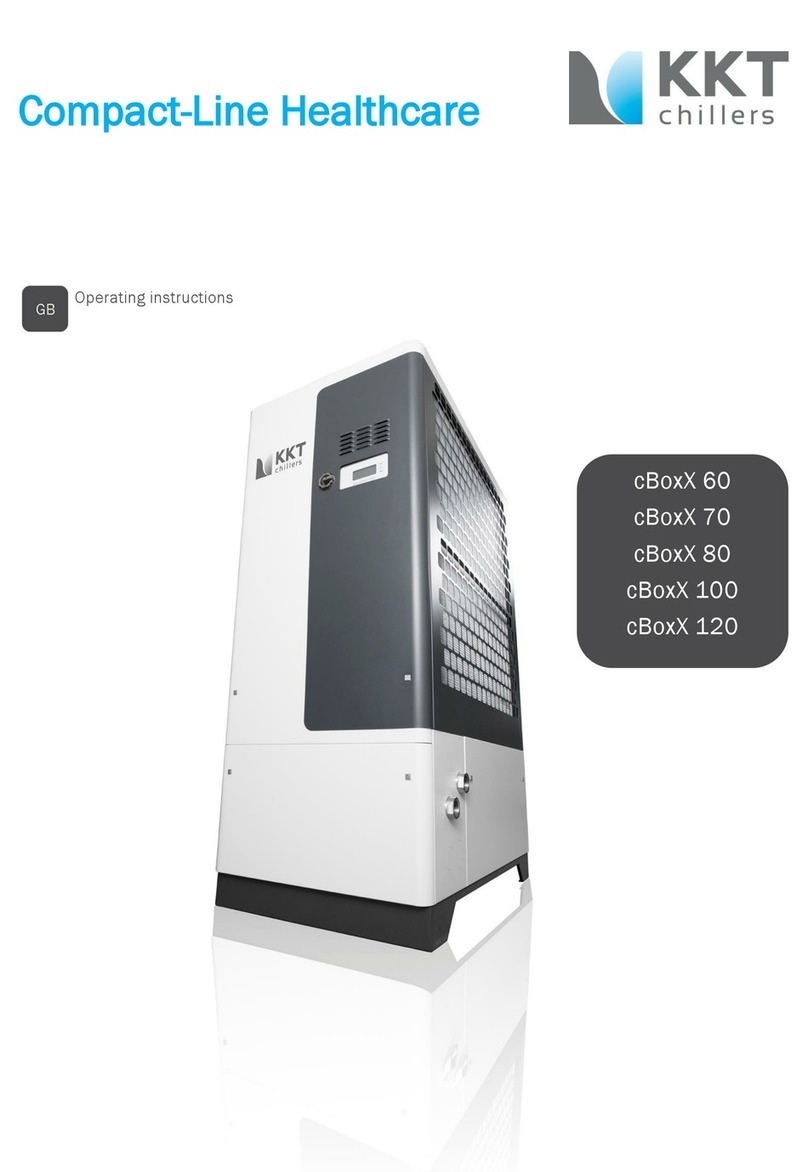 KKT chillers cBoxX 60 operating instructions