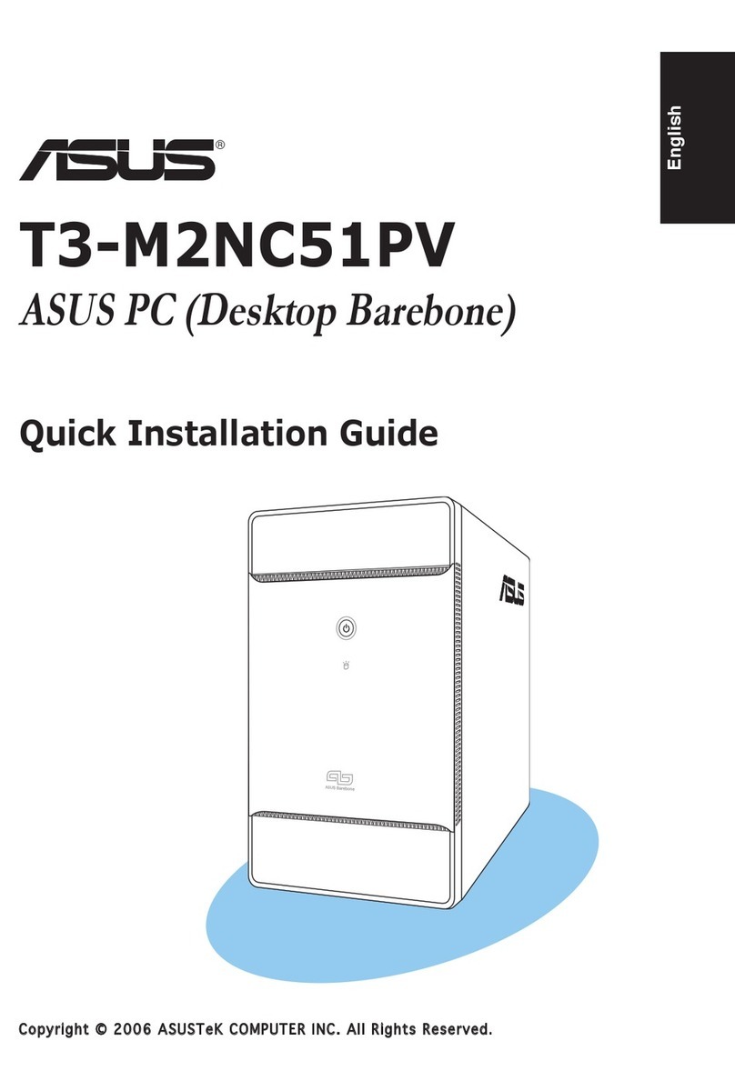 Asus T3-M2NC51PV - T Series - 0 MB RAM Quick installation guide