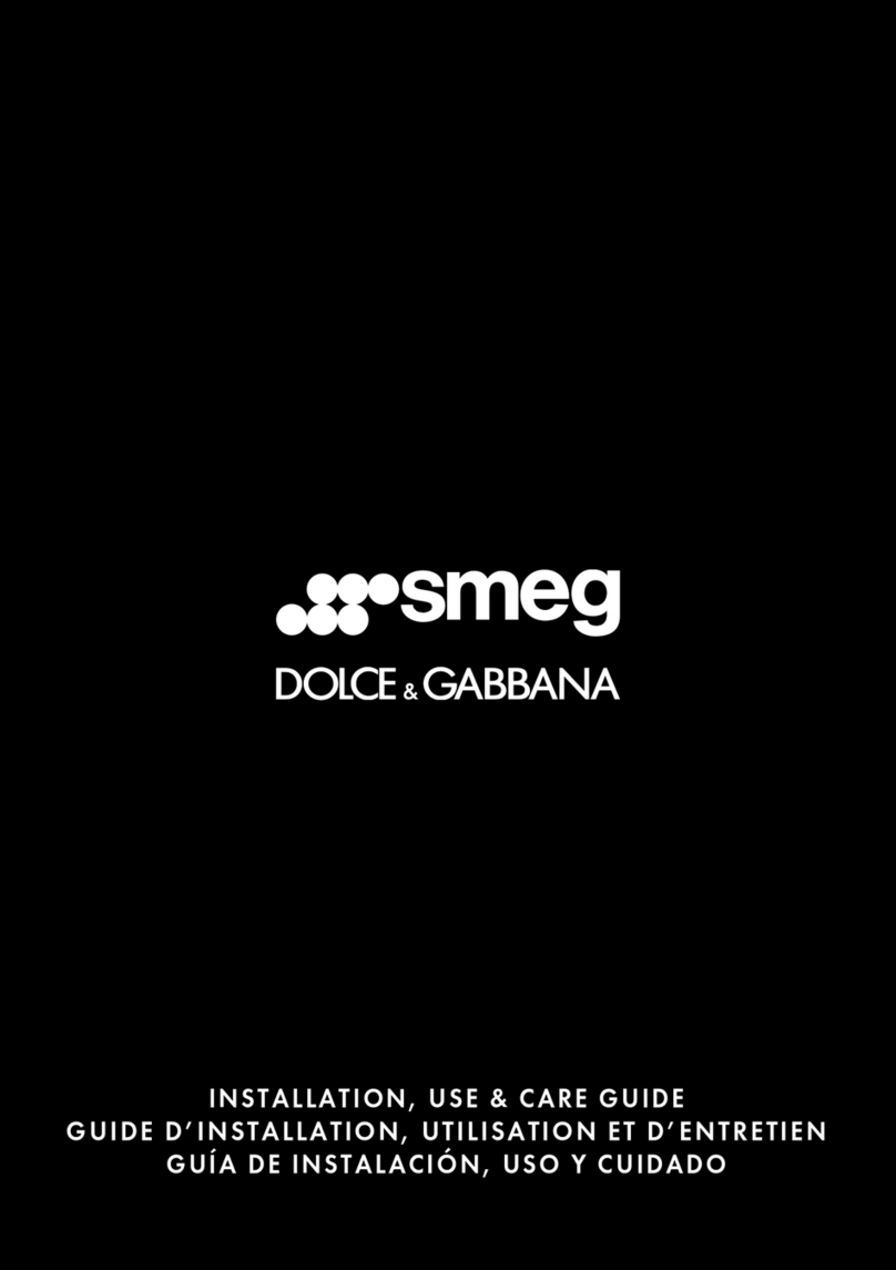 Smeg Dolce & Gabbana KTU36DGM Installation, use & care guide