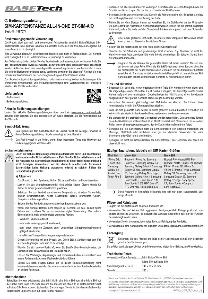 BASETech 1587574 operating instructions