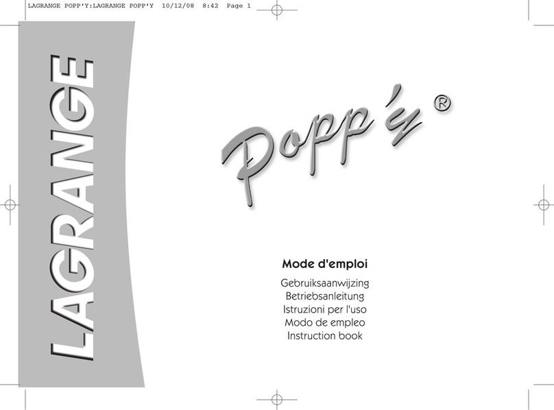 Lagrange Poppy's User manual