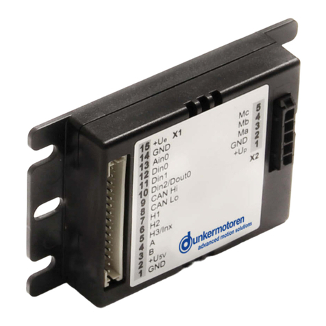 Ametek Dunkermotoren BGE 6005 A User manual