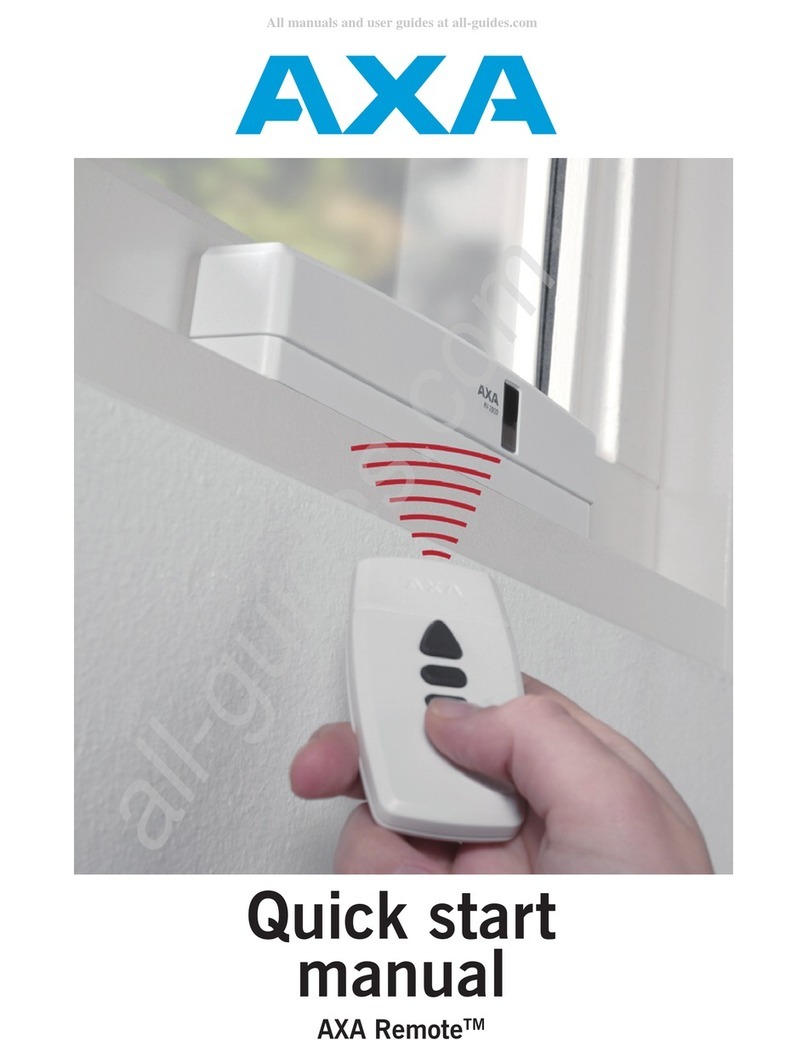 AXA Remote Ventilation Quick start manual
