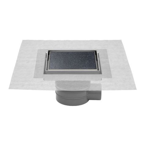 ESS Easy Drain Aqua Tile AquaW-10x10 T Series Installation and operating instructions