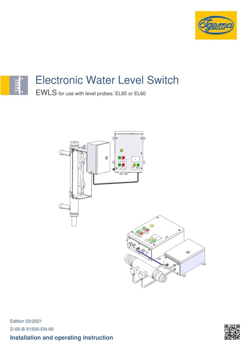 Igema EWLS Installation and operating instruction
