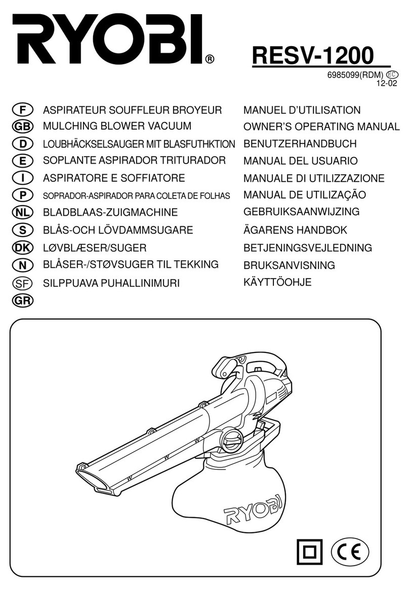 Ryobi RESV-1200 Operation manual