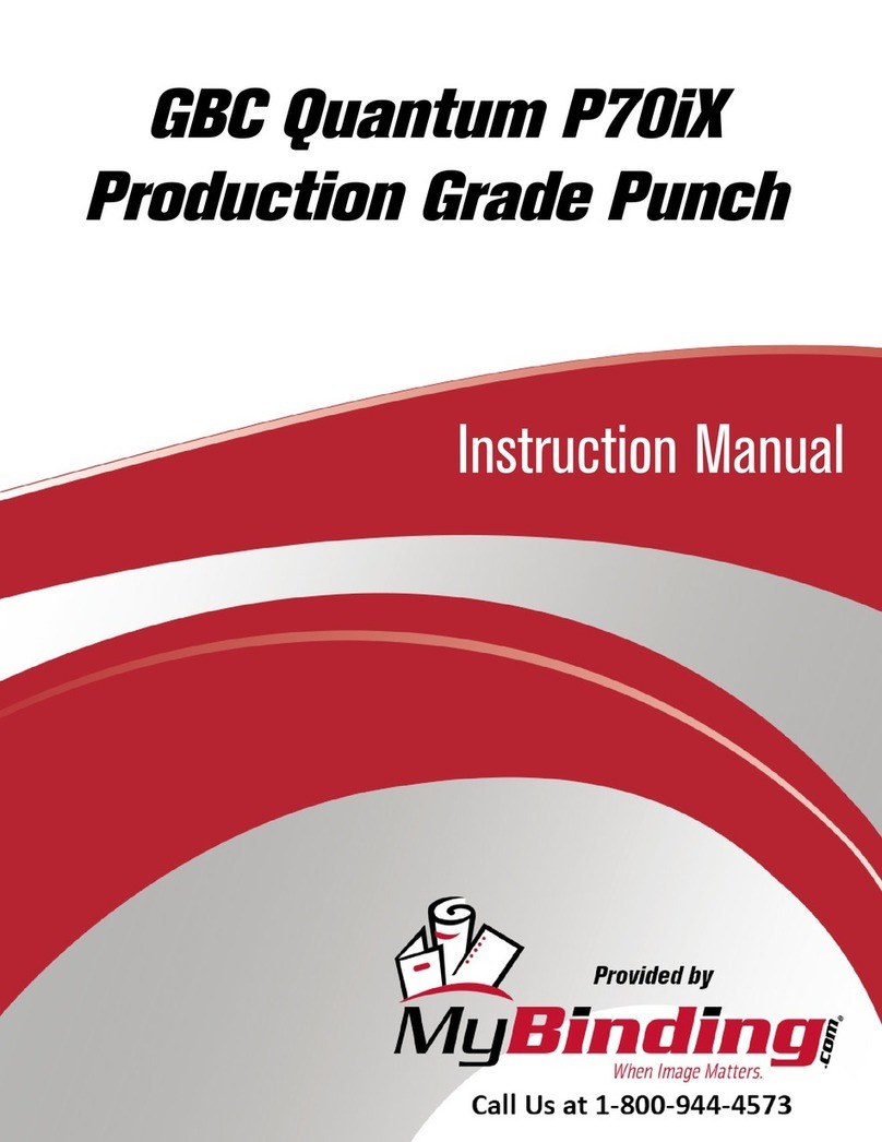 GBC Quantum P70iX instruction manual