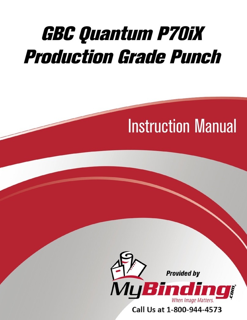 GBC Quantum P70iX instruction manual