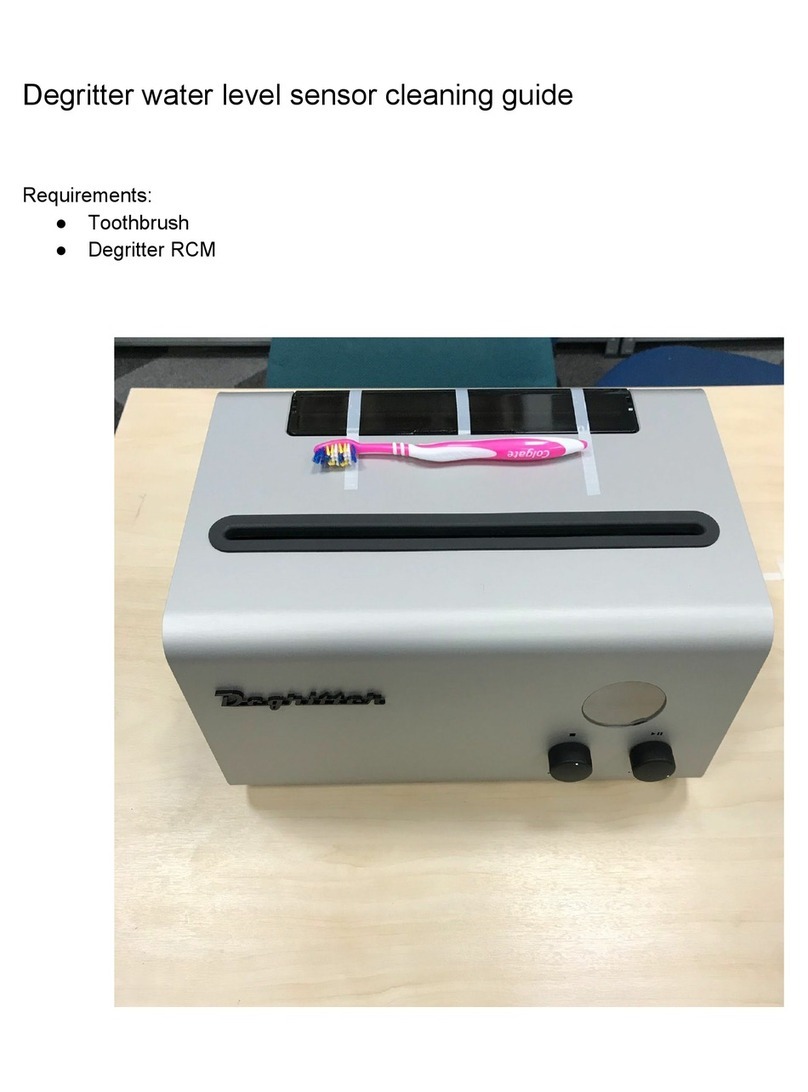 Degritter RCM Cleaning guide