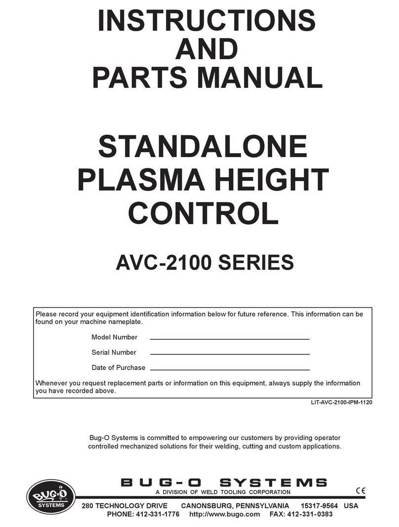 Bug-O Systems AVC-2100 Series Instructions and parts manual