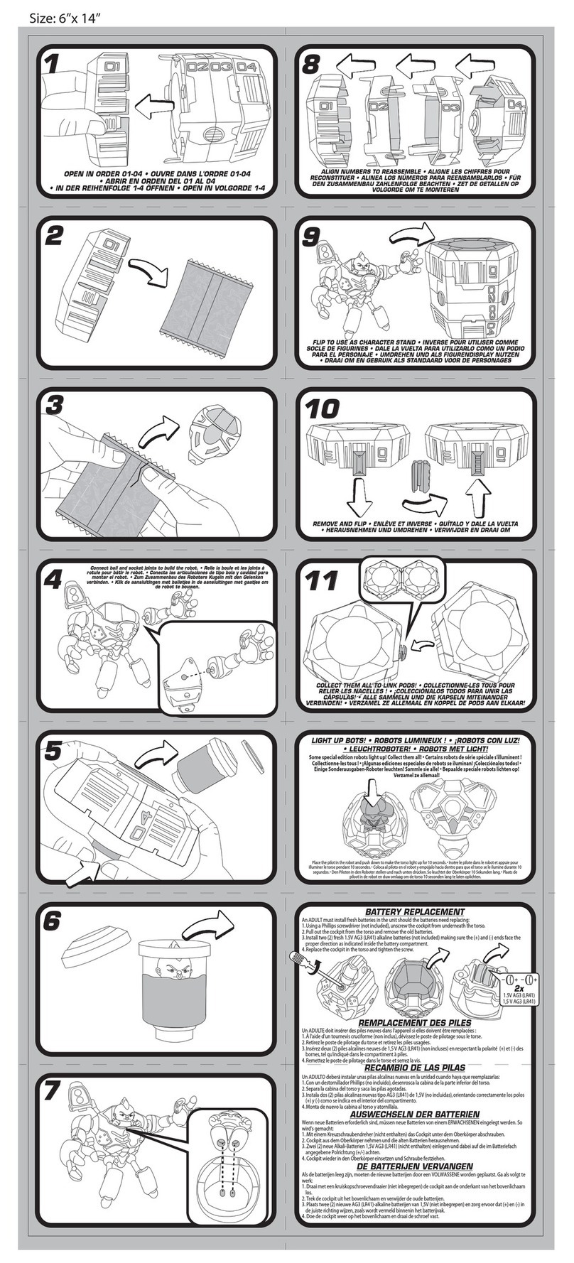 MGA Entertainment READY2ROBOT quick start guide MGA Entertainment READY2ROBOT quick start guide