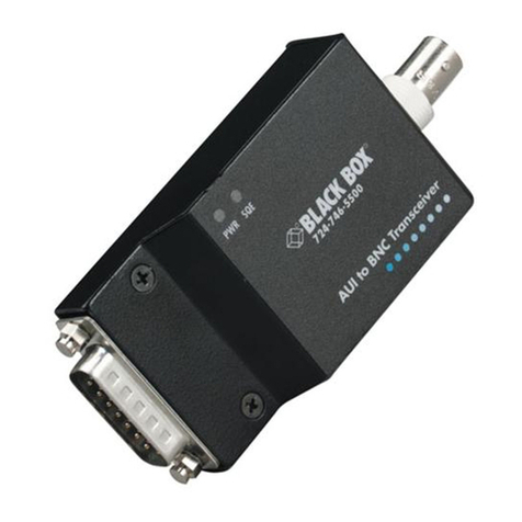 Black Box LE1601A User manual