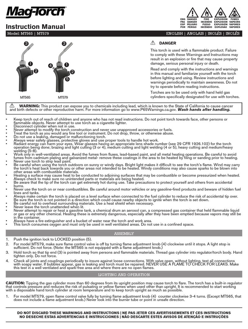 Mag-Torch MT565 User manual