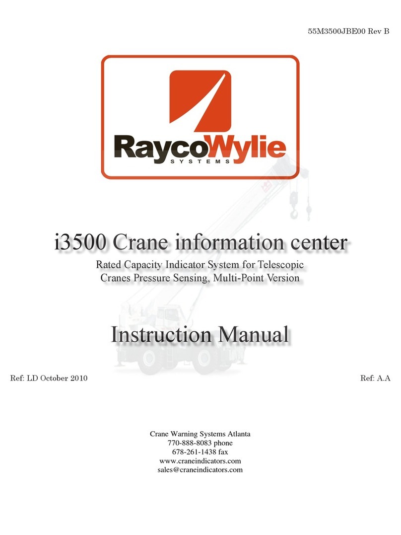 RaycoWylie i3500 User manual