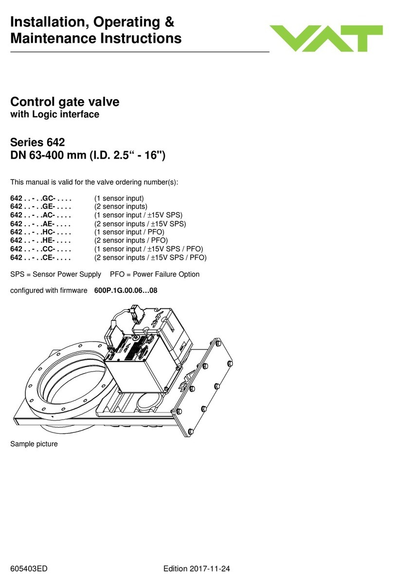 VAT 642 Series Assembly instructions