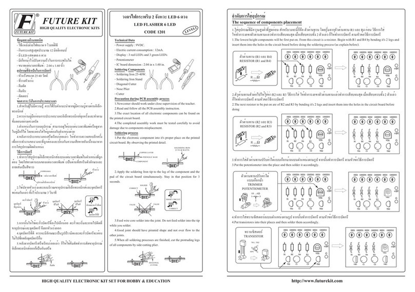 FUTURE KIT 1201 quick start guide
