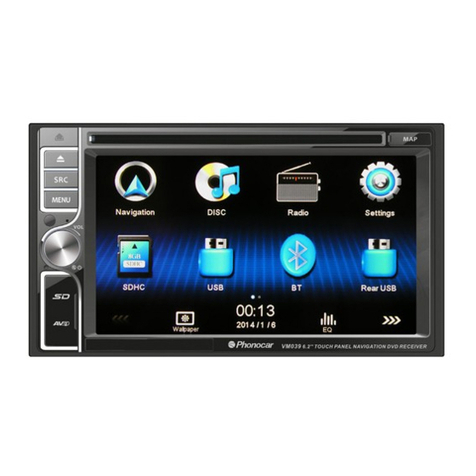 Phonocar VM 039 instruction manual