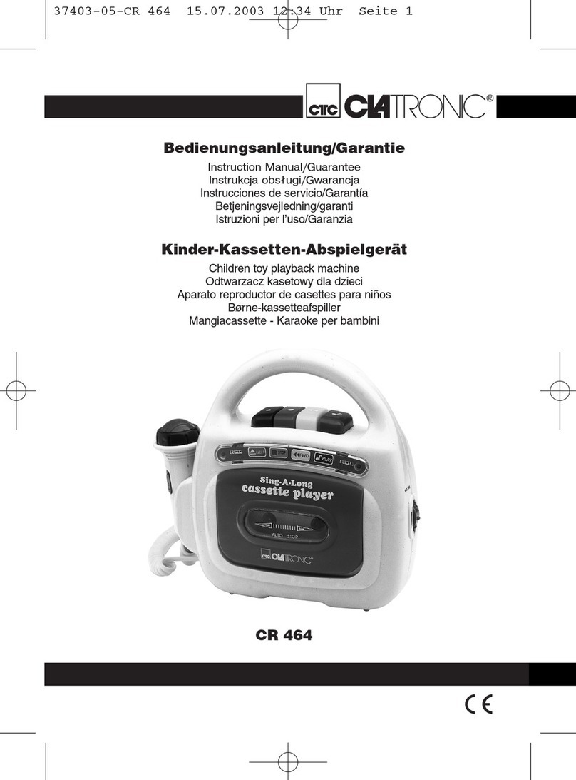 CTC Union CLATRONIC CR 464 Technical specifications