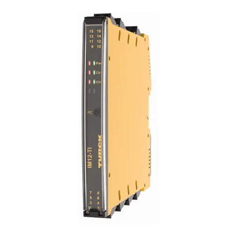 turck IM12-TI02-2TCURTDR-2I Series quick start guide