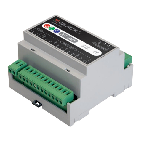 Quick QCC-SPT DMX Manual of use and maintenance Quick QCC-SPT DMX Manual of use and maintenance