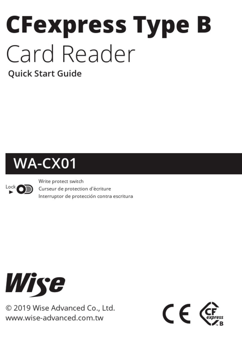 Wise CFexpress Type B quick start guide
