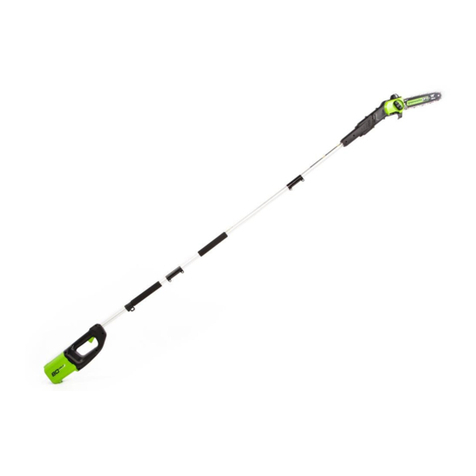 GreenWorks Elite CS-80-XR-T User manual