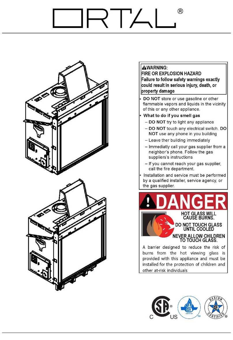 ORTAL Wilderness Traditional Series Installation and operation manual