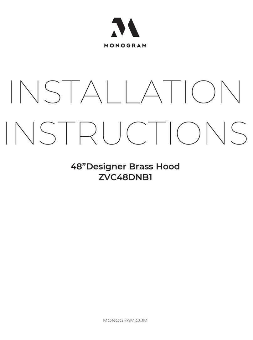 Monogram ZVC48DNB1 installation instructions