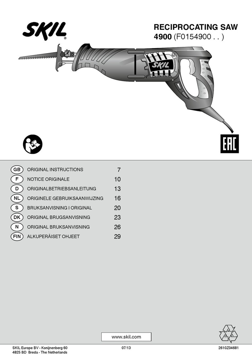 Skil 4900 Original instructions