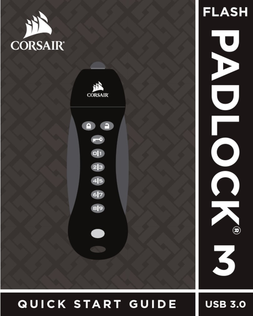 Corsair FLASH PADLOCK 3 quick start guide