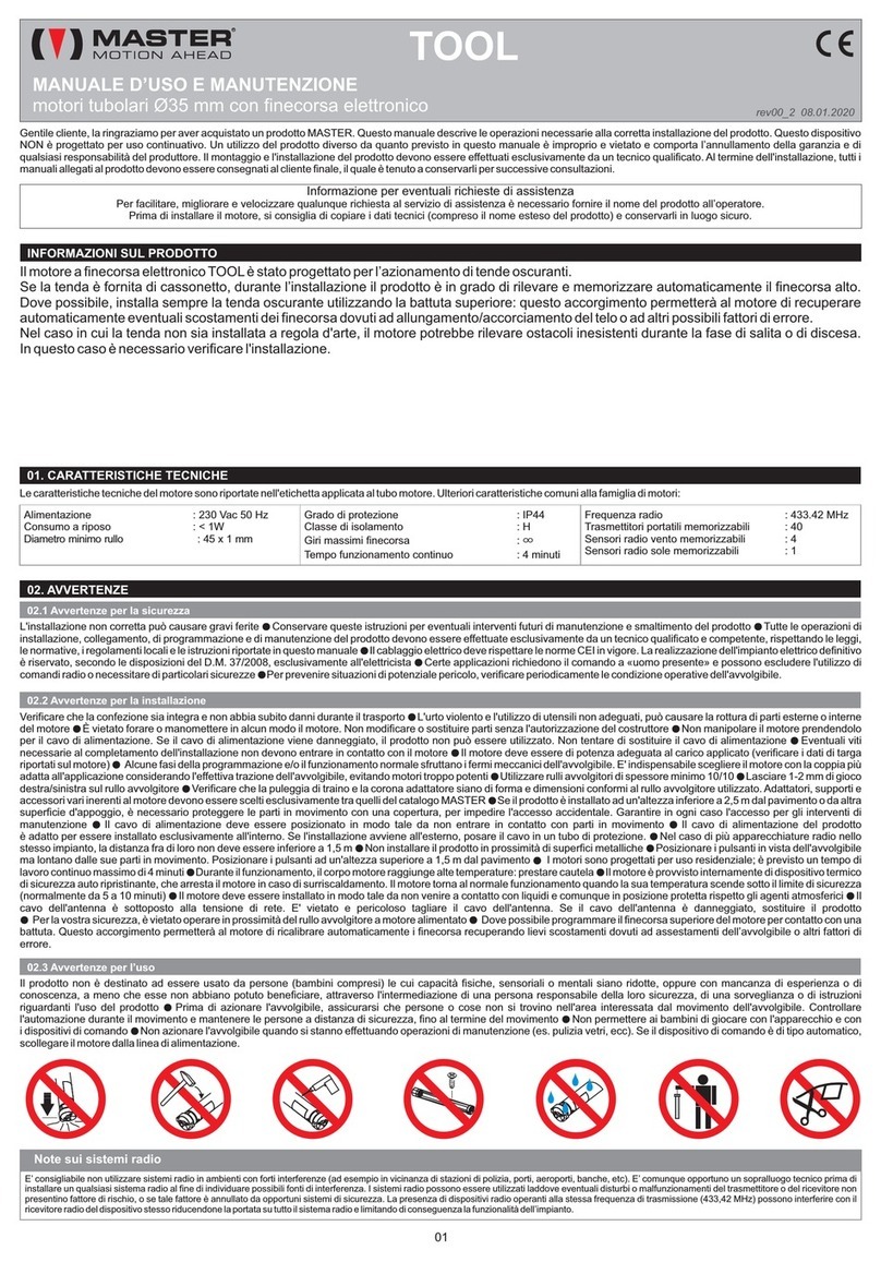 Master TOOL User manual